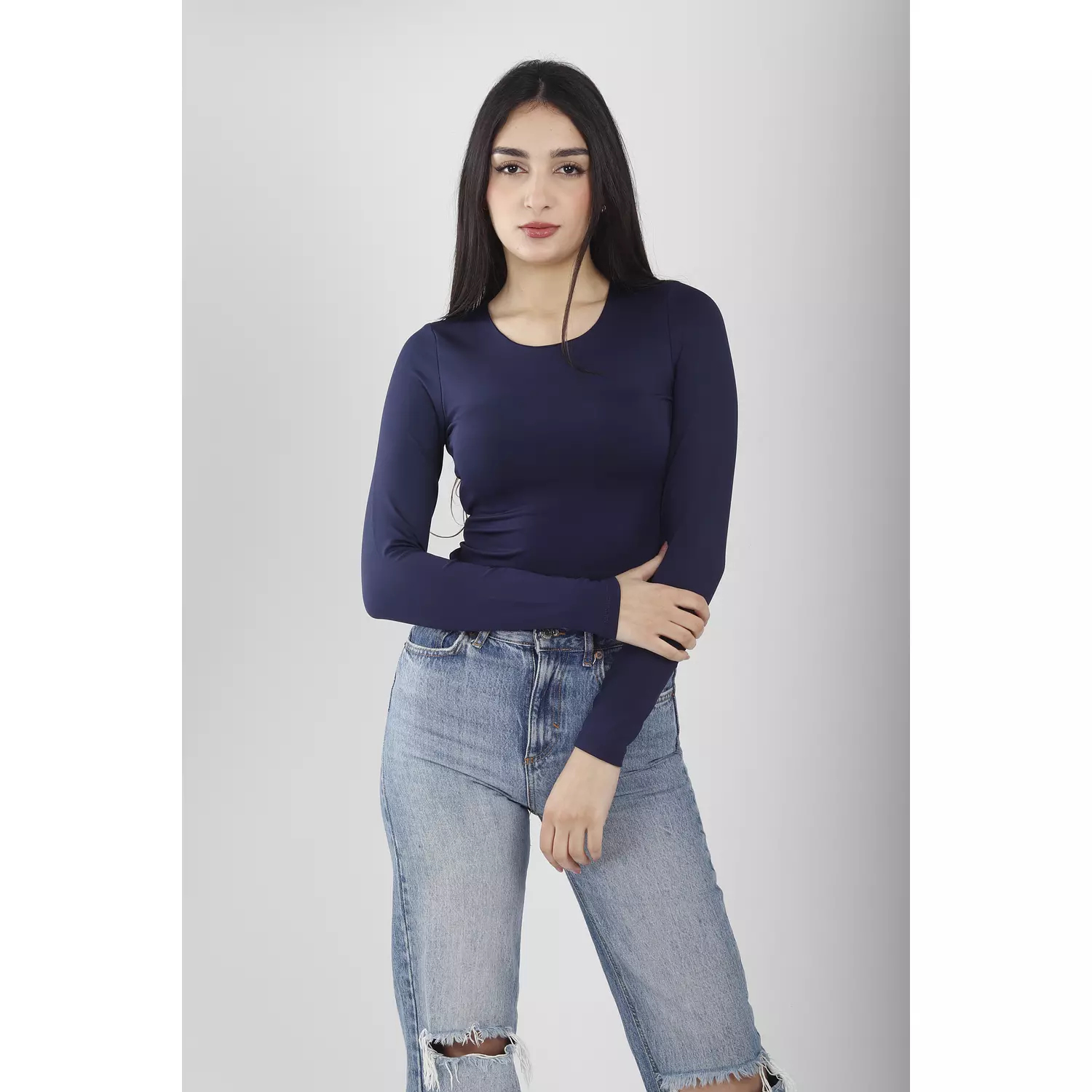 NEW-long sleeve top double layered (70% cotton+30% polyester) 14