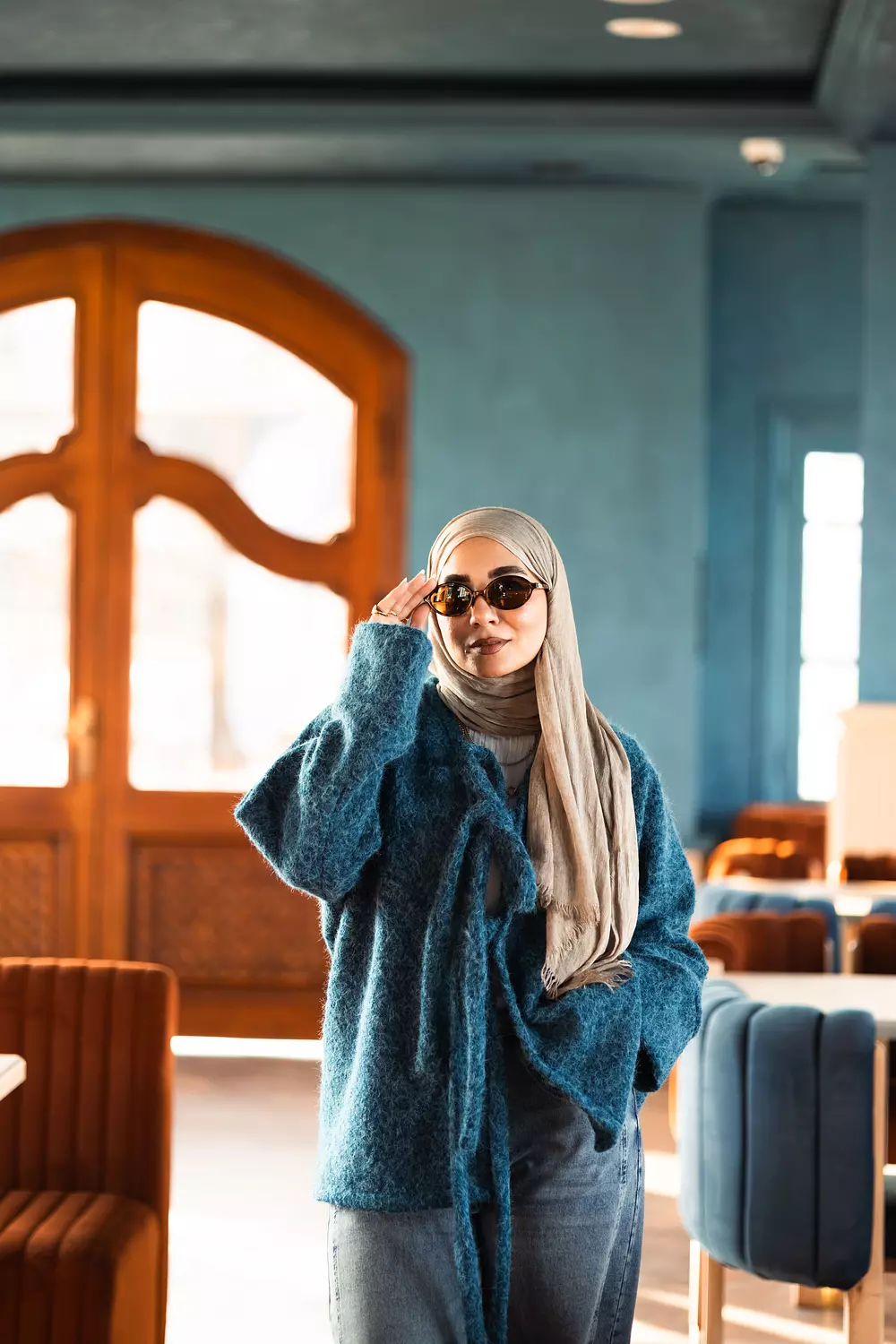 Fluffy Tie-front Cardigan 5