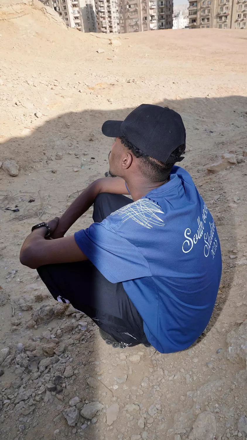 LA OCEAN BLUE BOXY TEE hover image