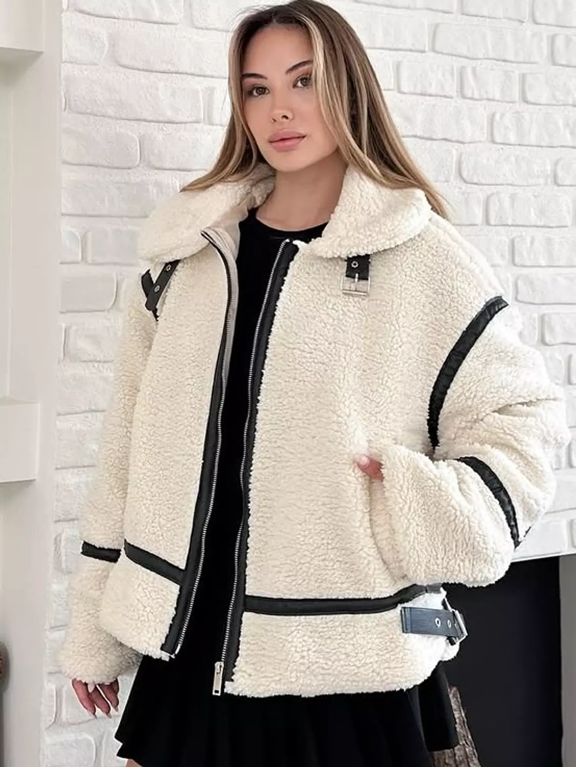Teddy Faux Shearling Jacket 1