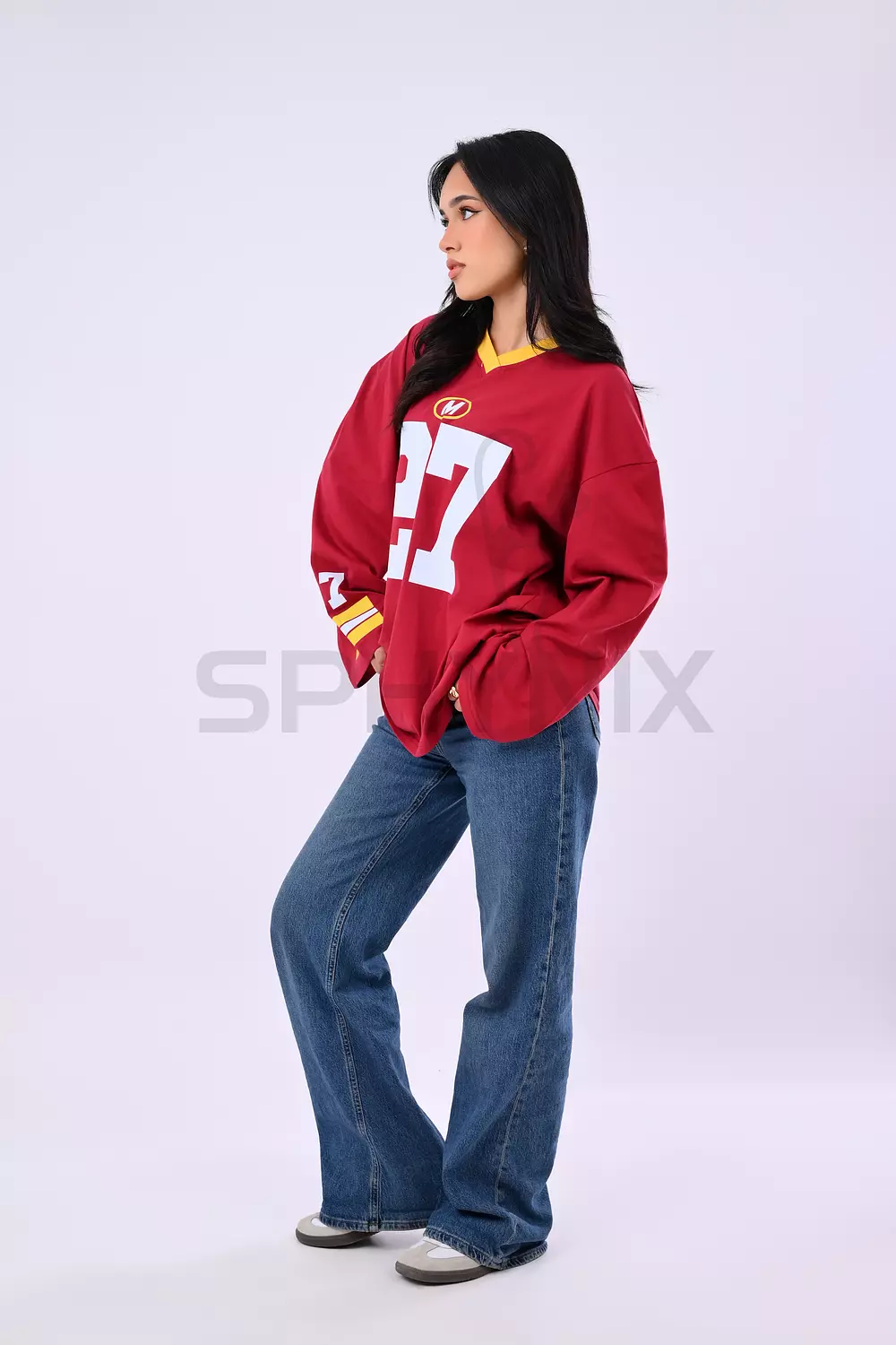 Casual Jersey Oversized T-Shirt  8