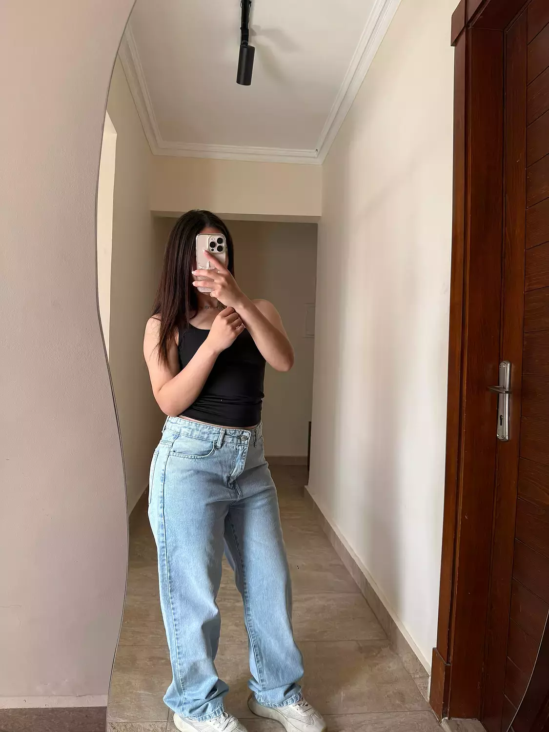 Straight Leg Jeans Light Blue 2