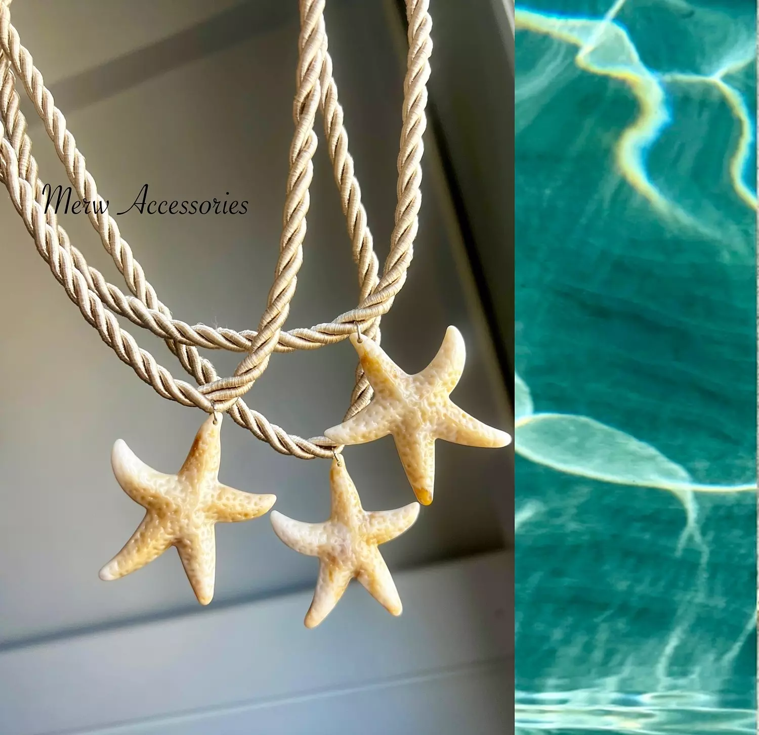 Handcrafte starfish necklace 
