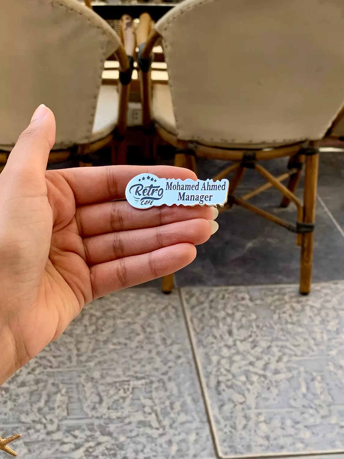 Cafe Name-Tag  image