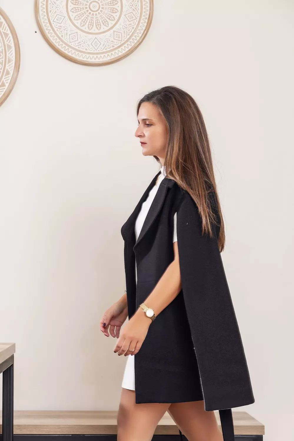 Wool Jacket Cape 6