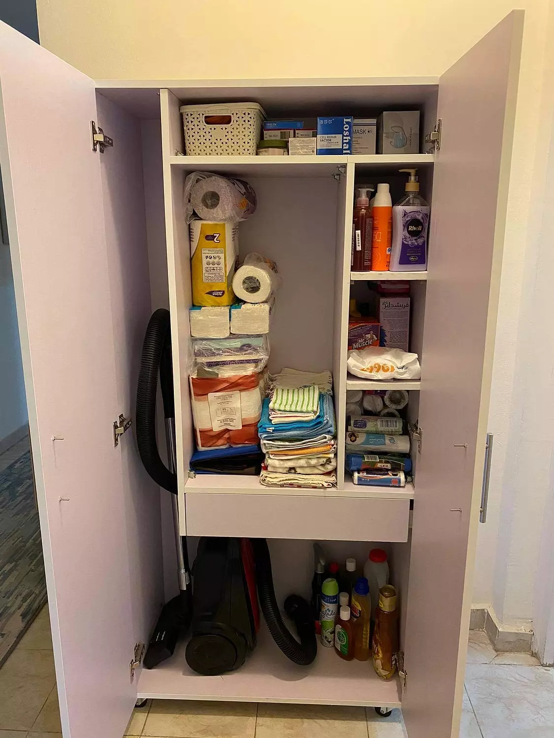 Spanish MDF Bathroom Storage Unit - 170 × 40 × 80 cm 3