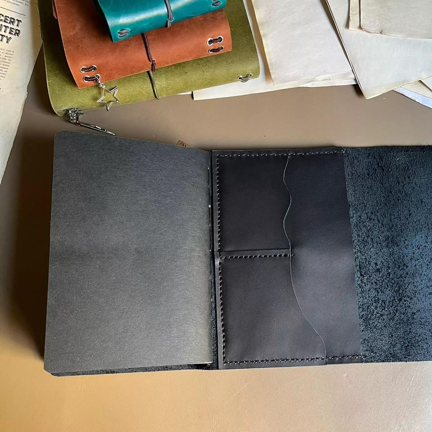 Trifold A5  with 3 pockets 5