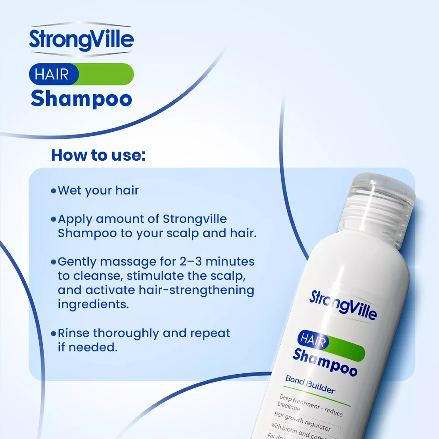 Strongville Extra Hair Shampoo 220 ml image