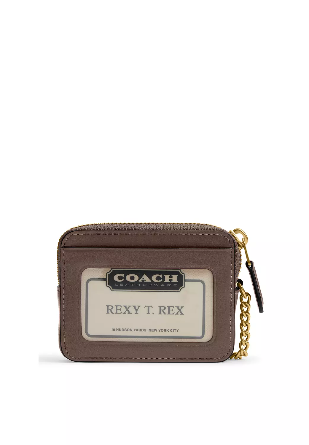 COACH Leather Zip Card Case 1