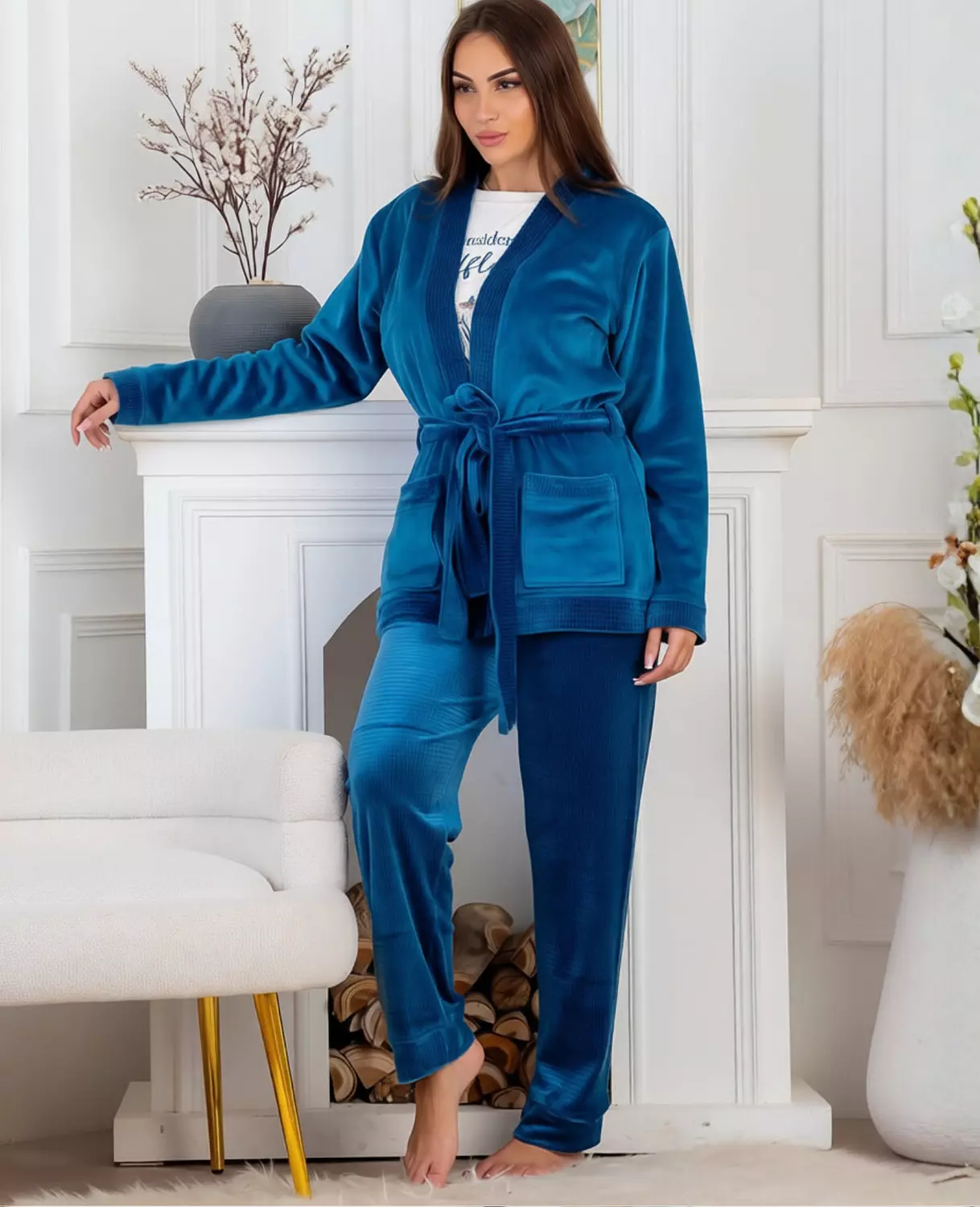 3-Piece Wildflower Print Lounge Set 2