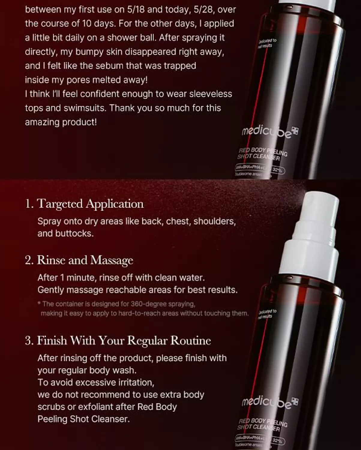 Medicube - Red Acne Body Peeling Shot 2