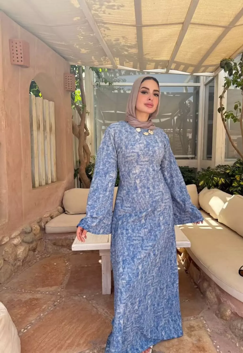 Blue waves dress  6