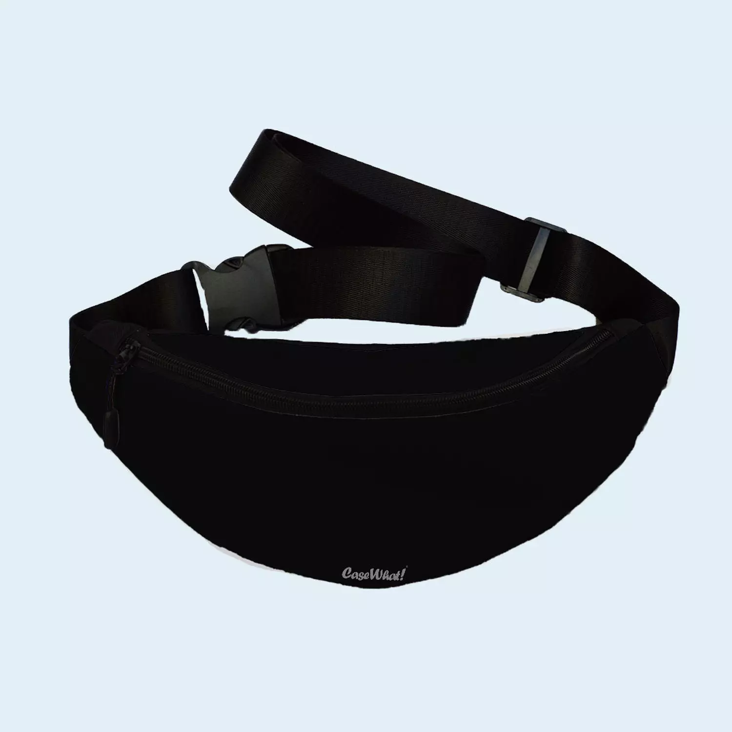 Black Plain Fanny Pack image