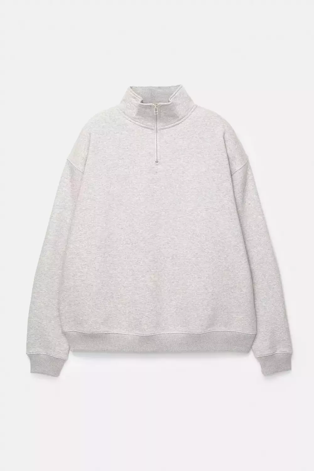 Pull&bear Basic Quarter Zip Sweatshirt  2