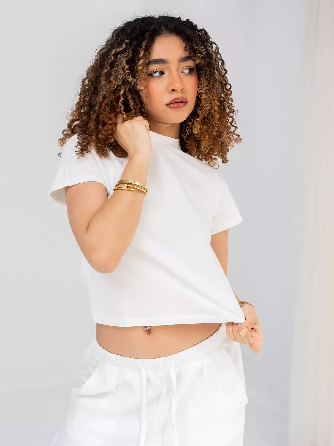 Round Neck T-shirt | White 6