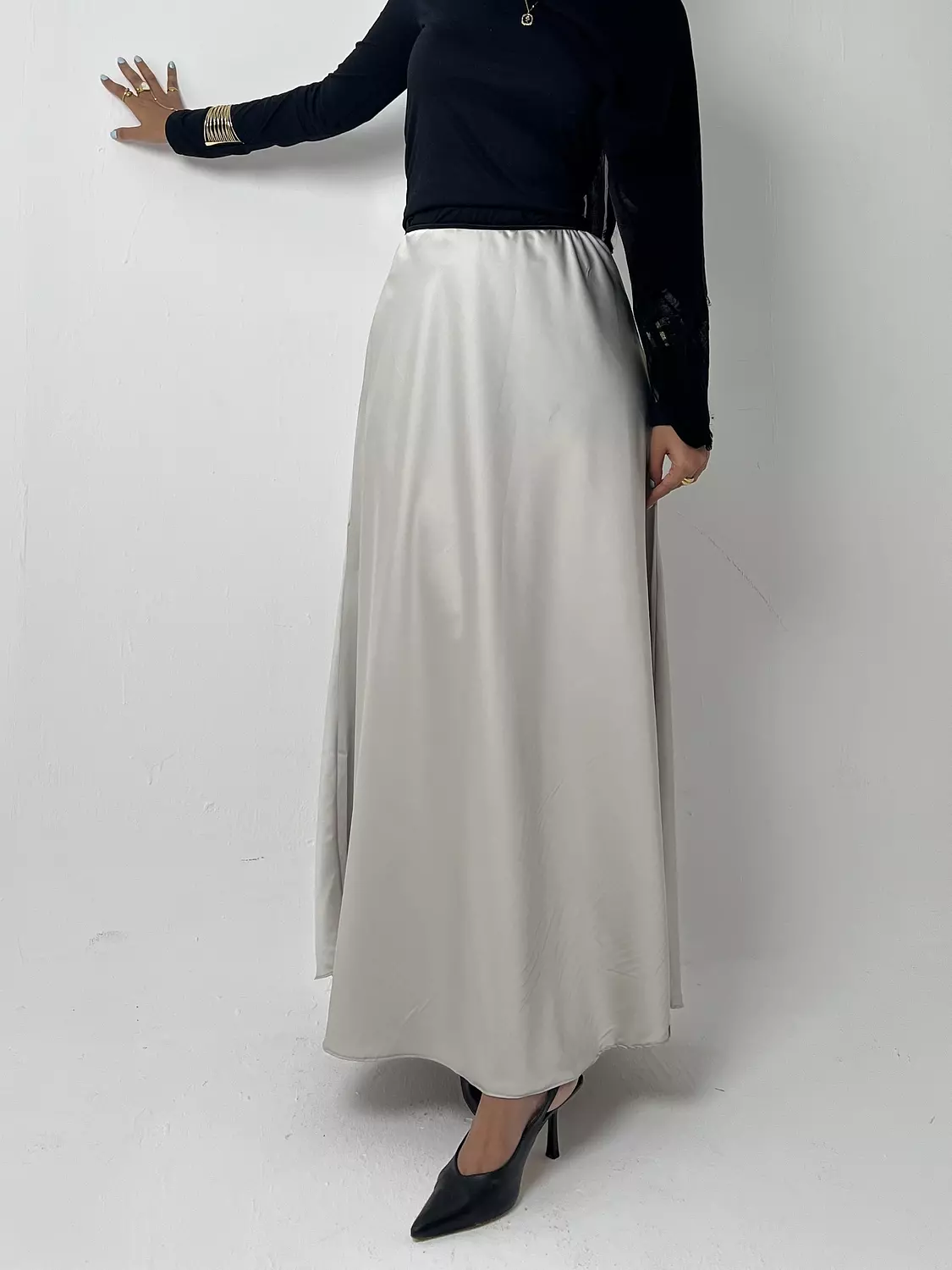 Satin Skirt hover image