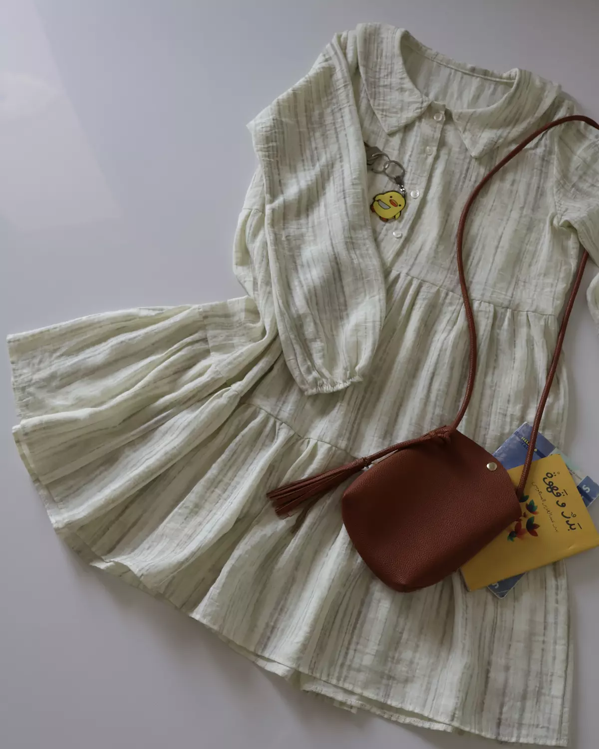 PATTERNED LINEN TUNIC TEENAGE 3