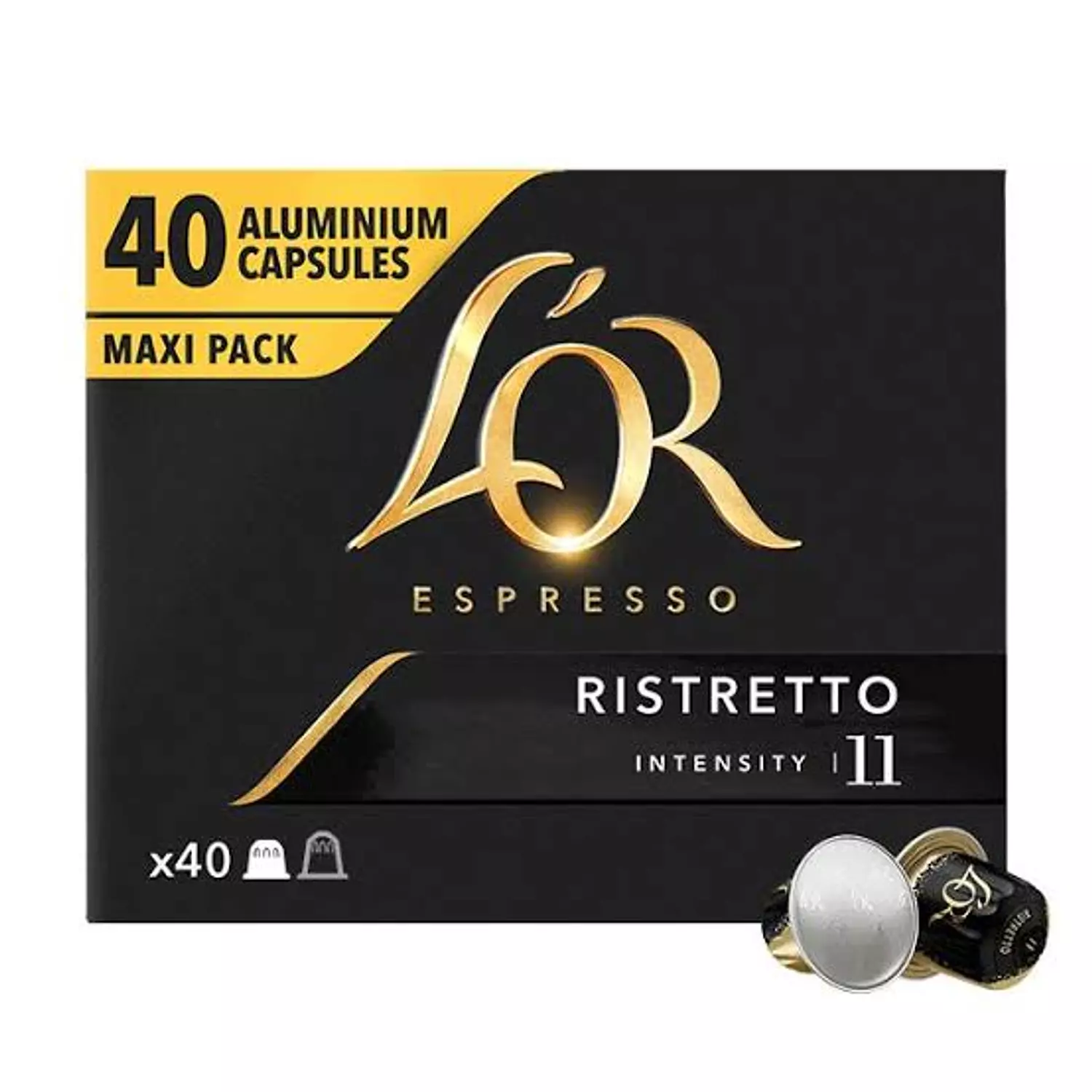 L’OR Espresso Ristretto  ( Intensity 11) ( 40 Capsules )  image