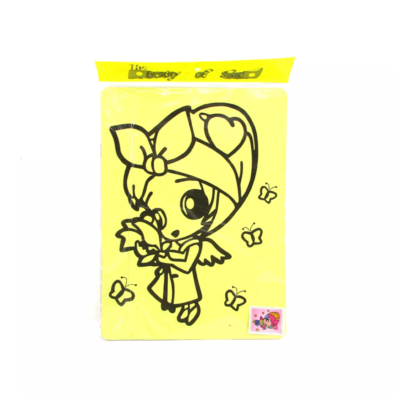 Sand coloring sheet A4 6