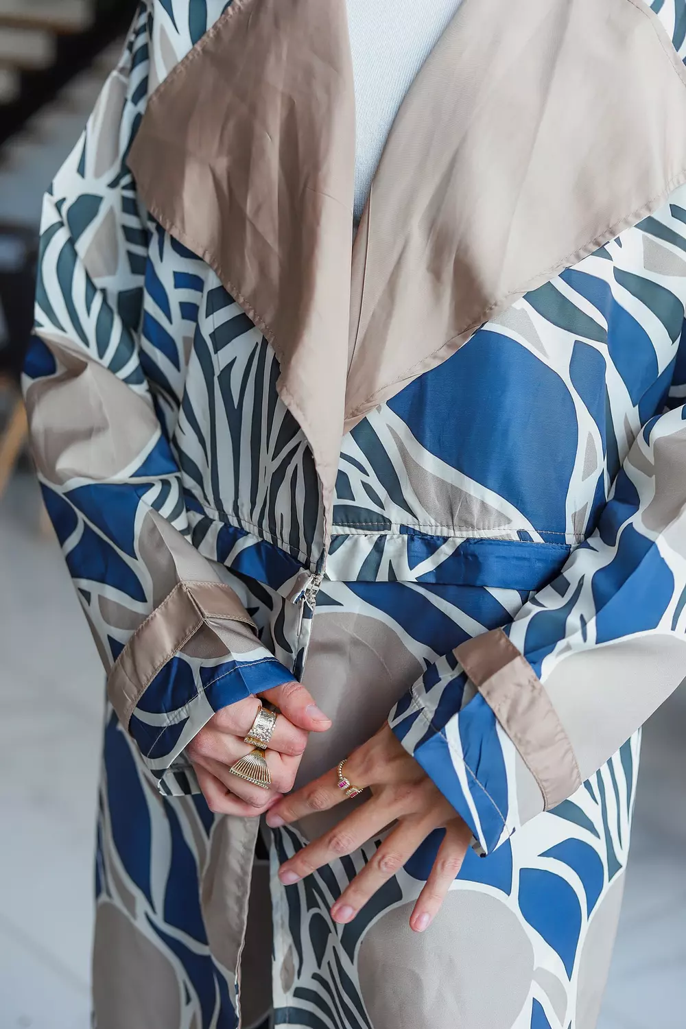 Beige Waterproof Suit (reverse) 3