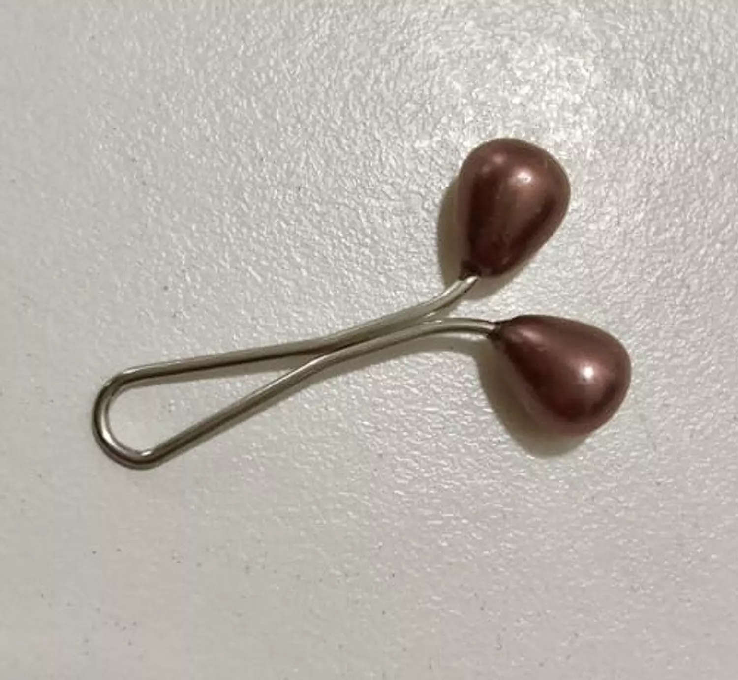 Pear-Shaped Pin - Brown image
