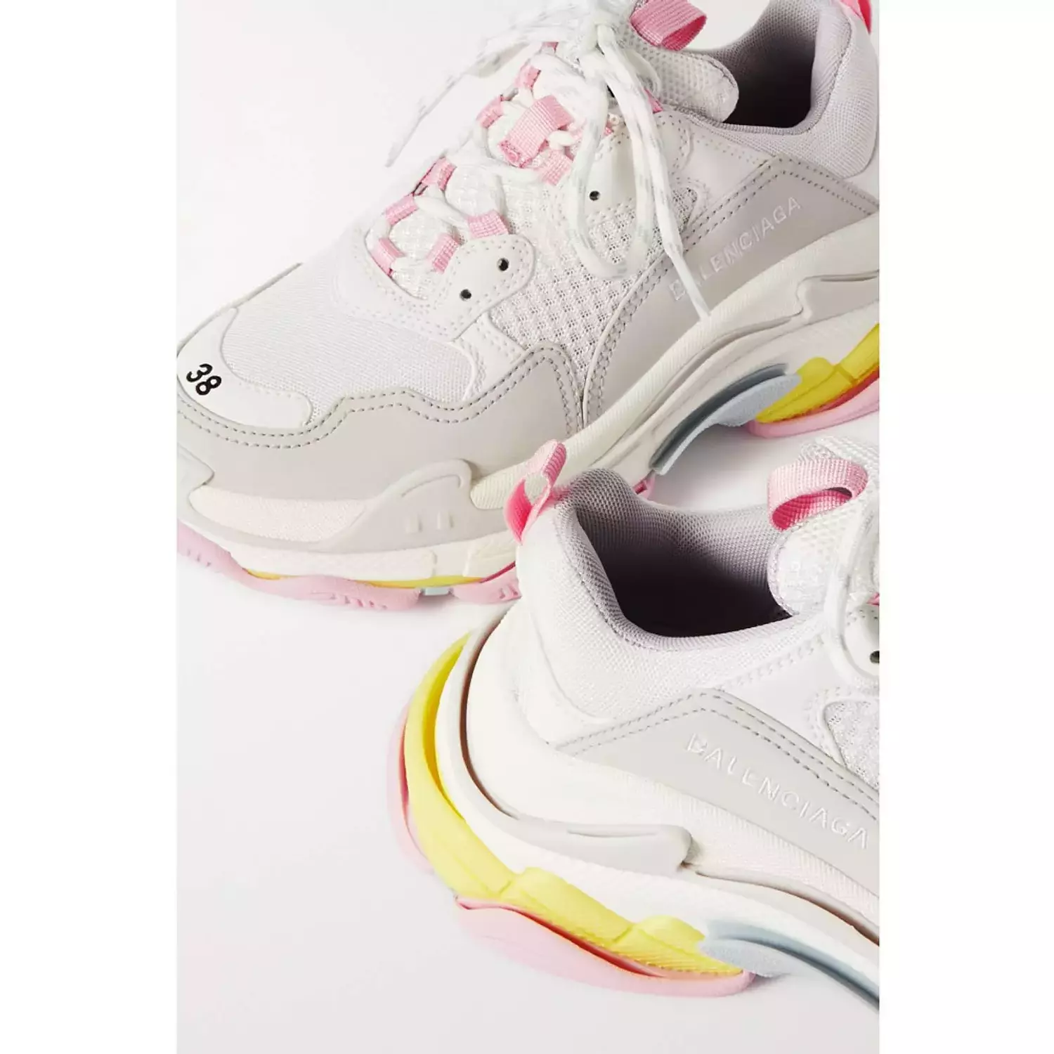 Balenciaga Triple S White Yellow 2