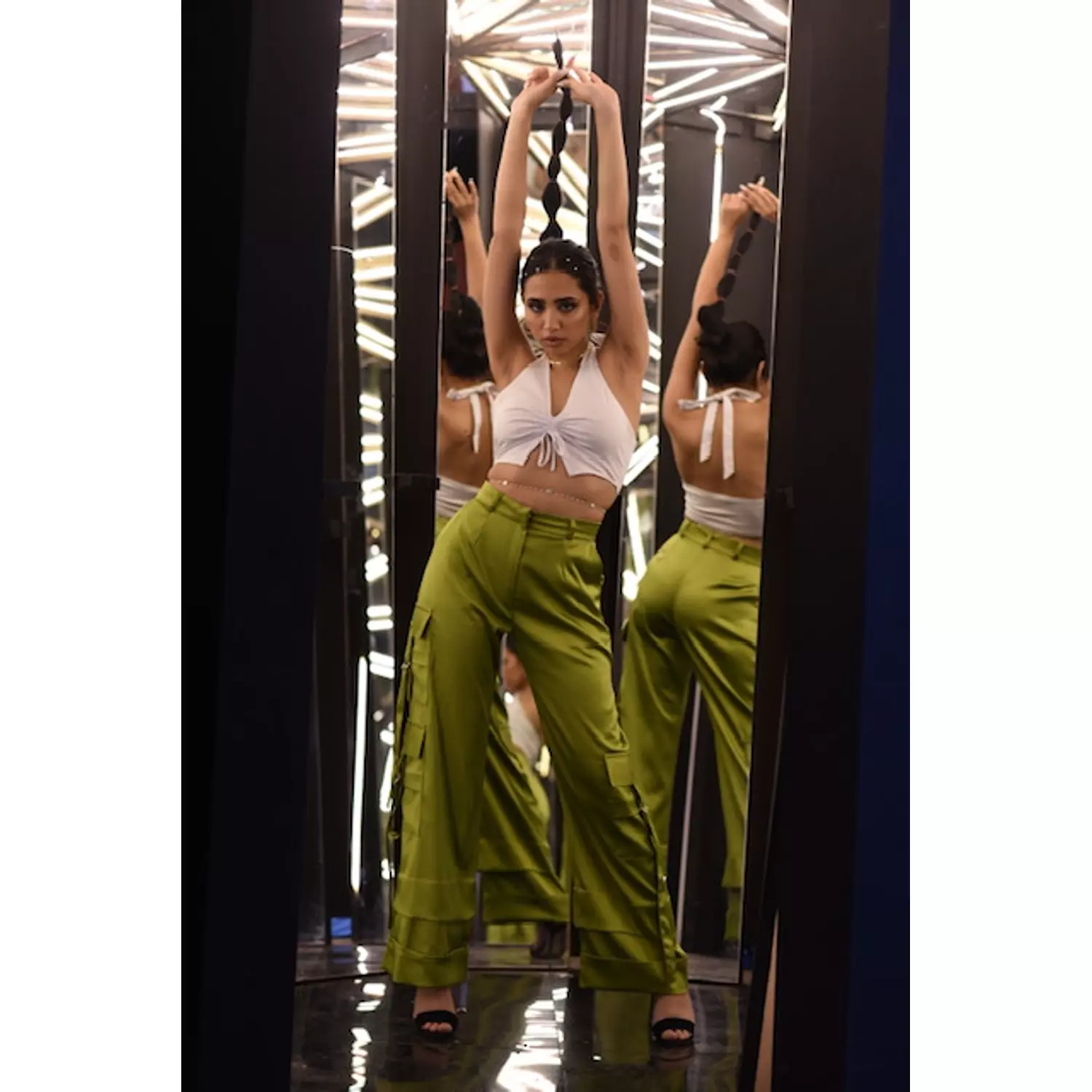 Cargo wide leg pants 2