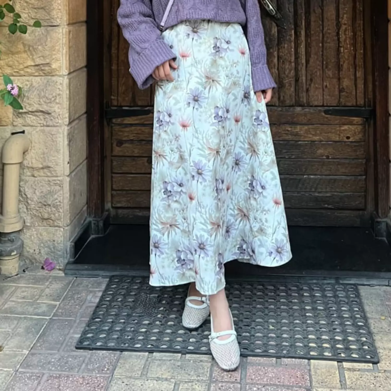 Purple skirt  image