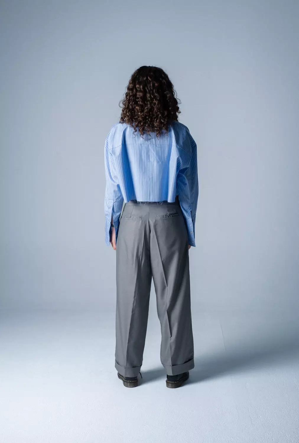 Crisp Pleated Pants 1