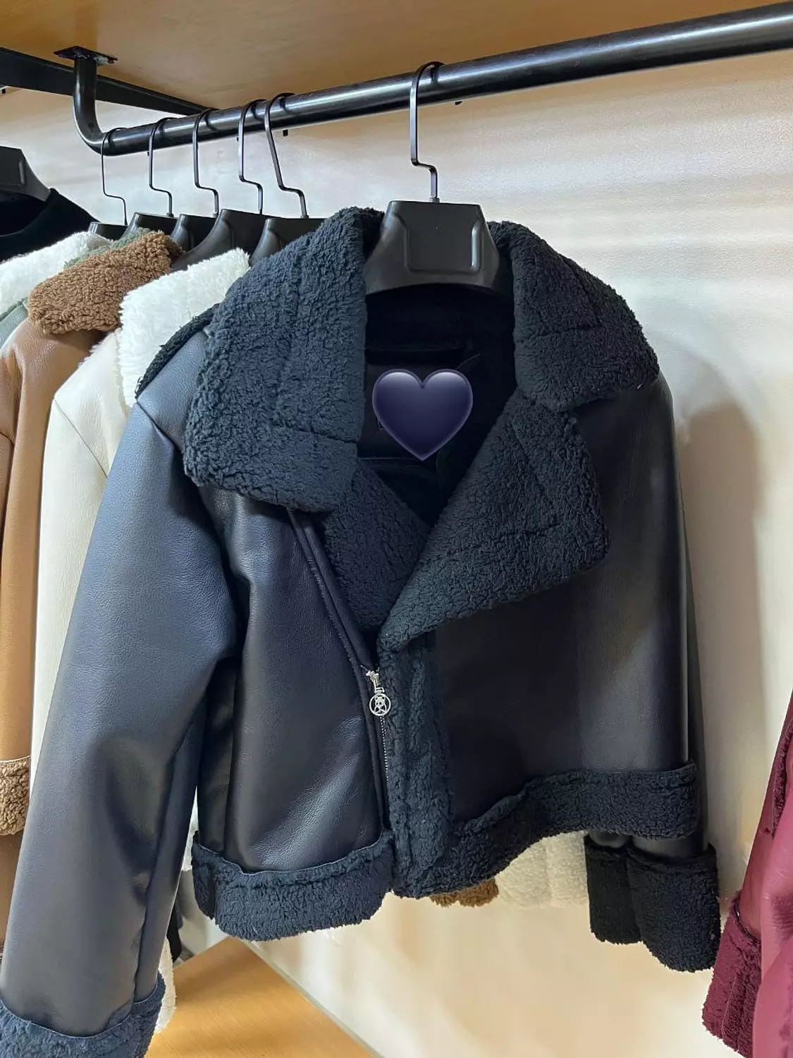 Leather & fur jacket  10