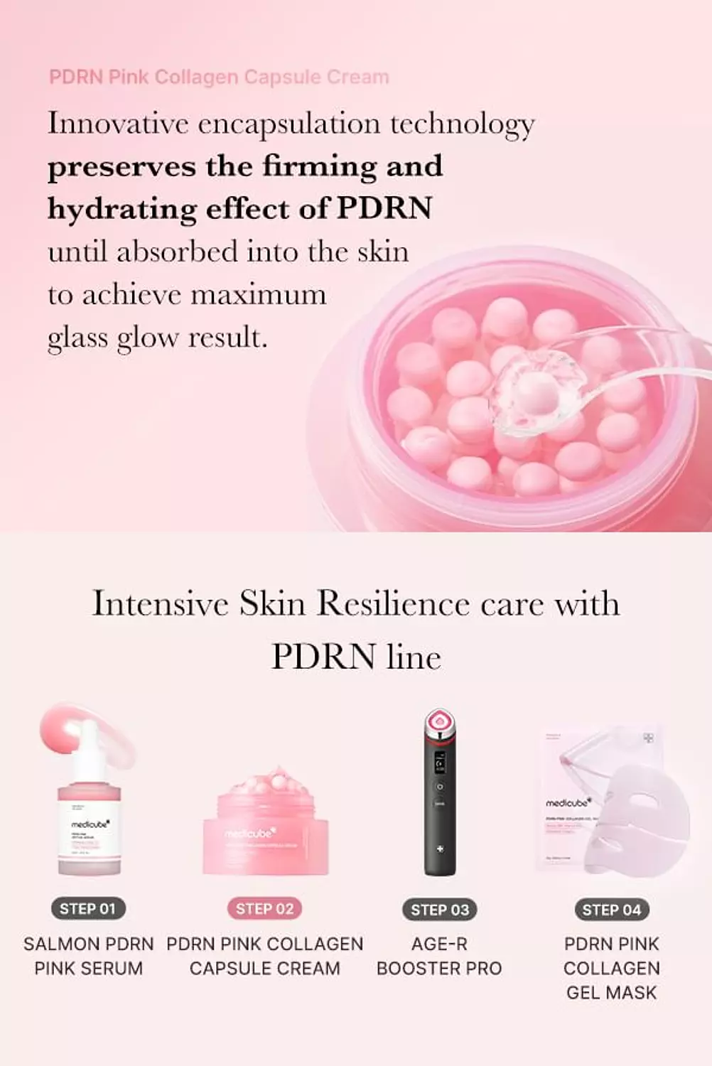 Medicube - PDRN Pink Collagen Capsule Cream 3