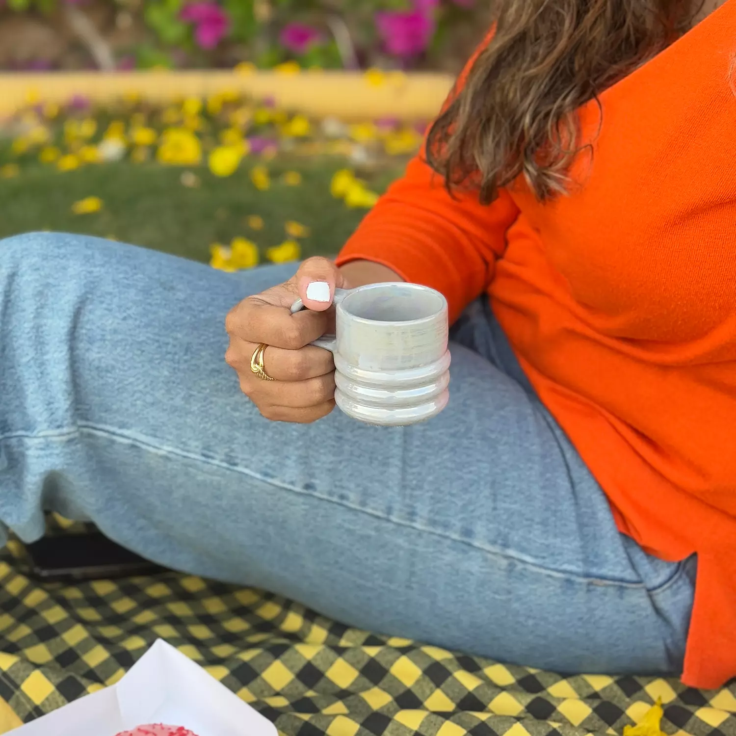 Pearly Silver Mug 3