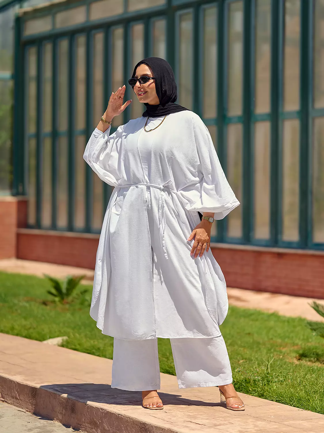 Long linen set  hover image