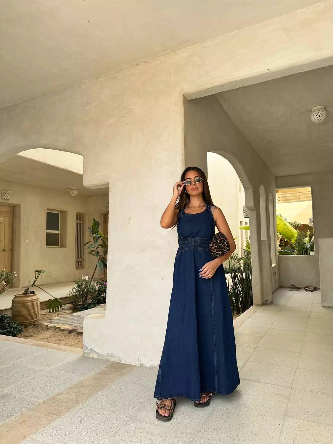 Sleeveless- Denim Dress 4