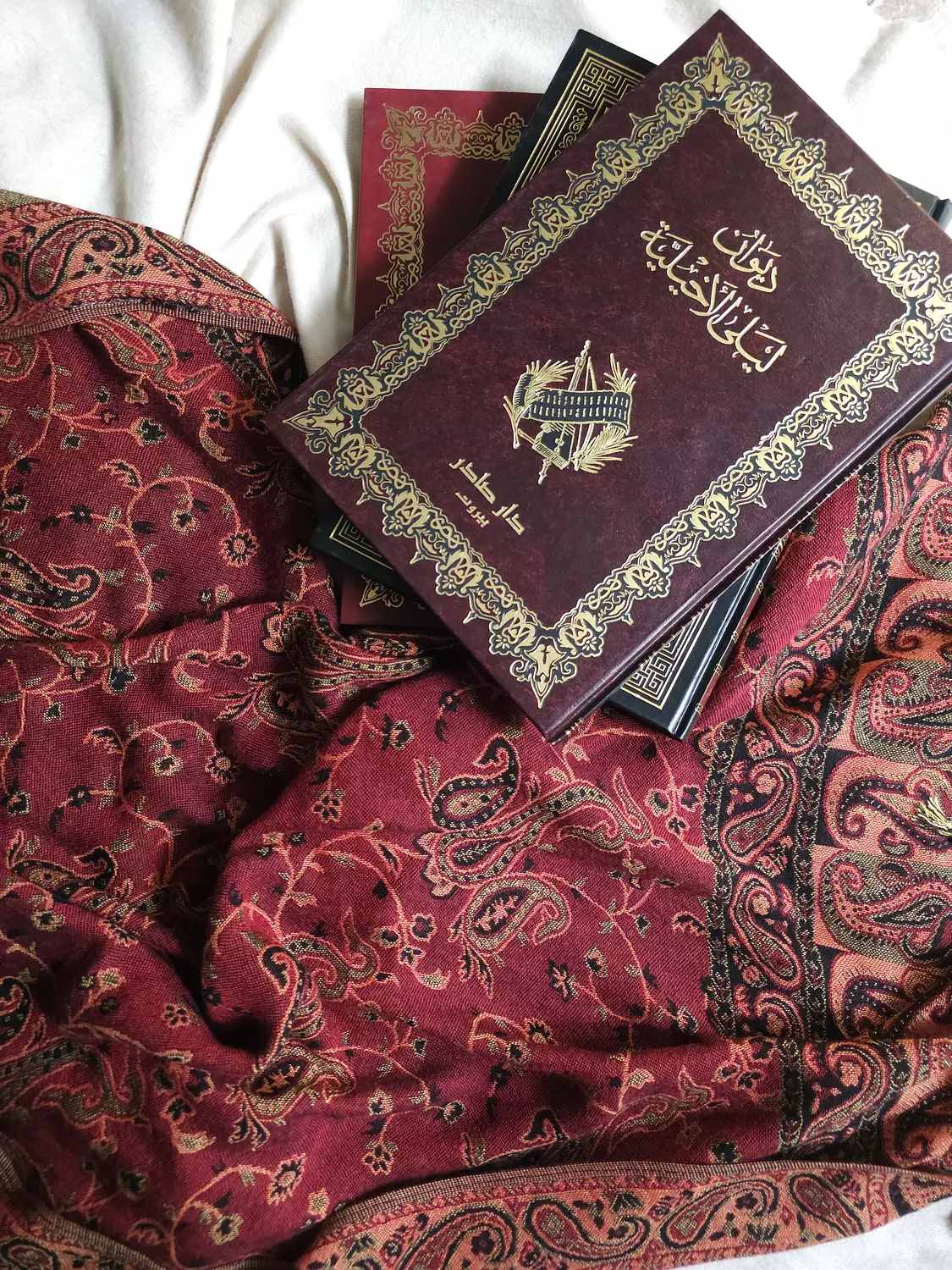 burgundy Pashmina  2