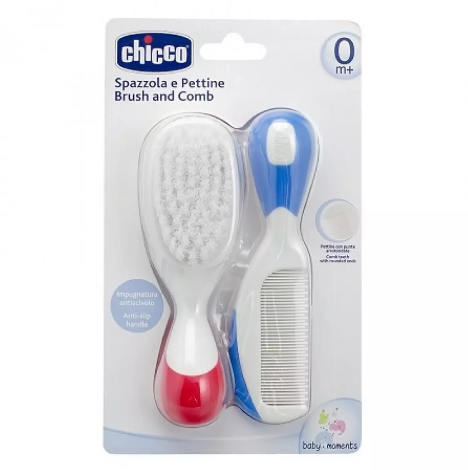 CHICCO BRUSH AND COMB +0 M image