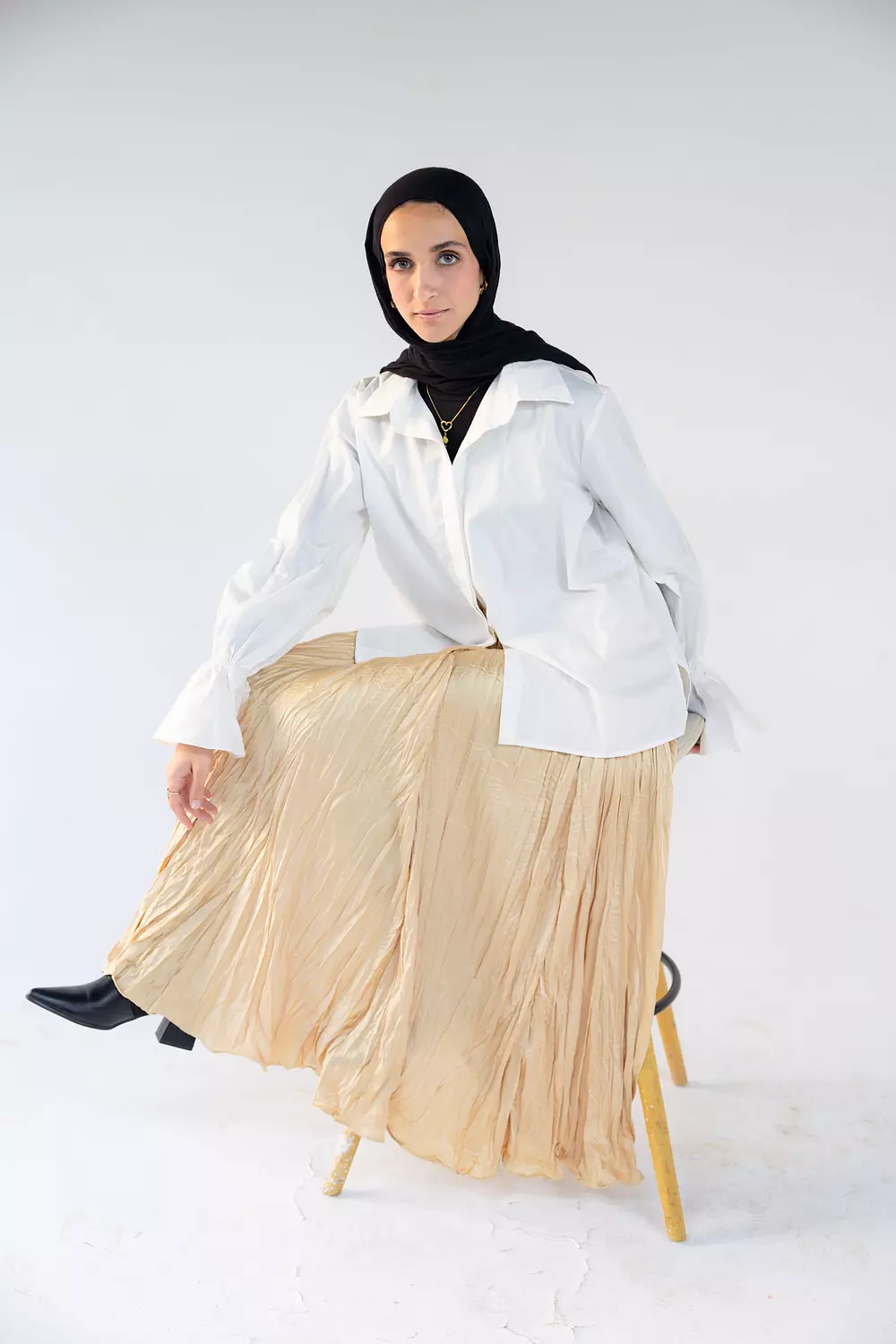 Sofia Skirt in Gold 4