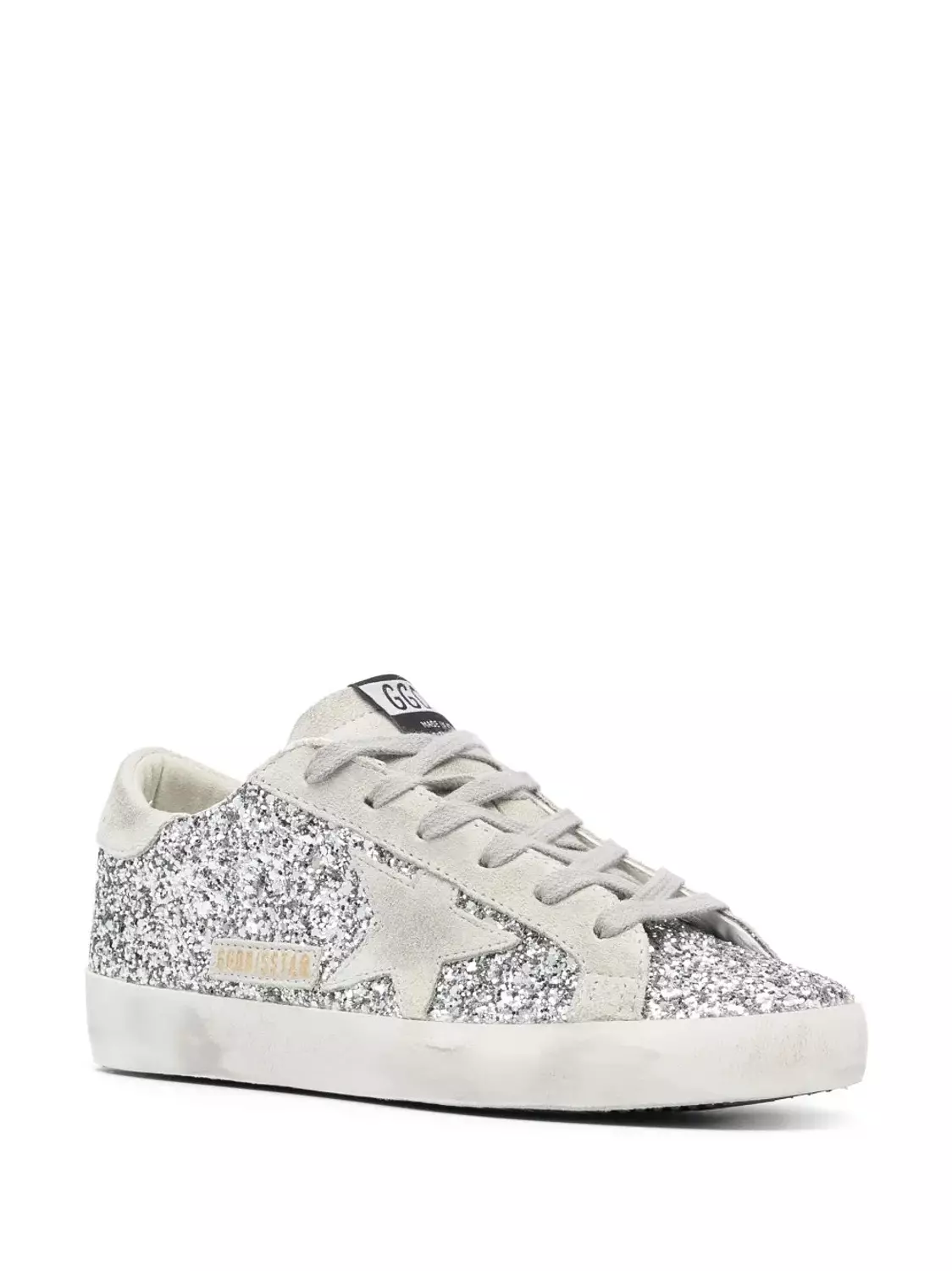 Golden Goose Super Ice Grey Silver Glitter  1