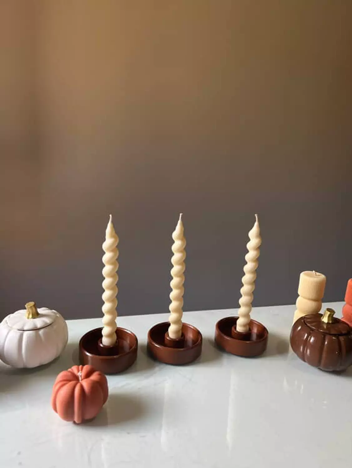 Holder with candle image