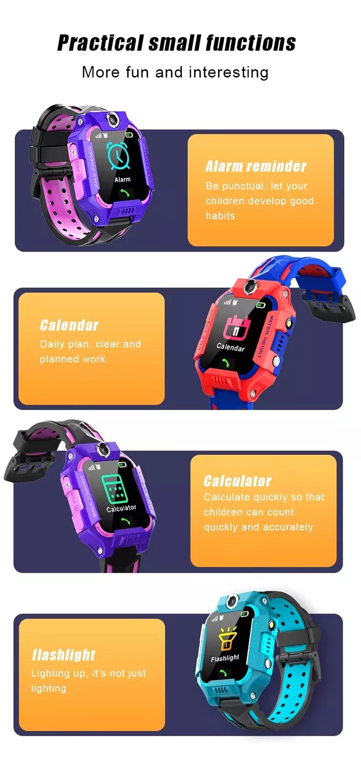 Z7PLUS Kids Smartwatch with GPS HD Screen Camera  8