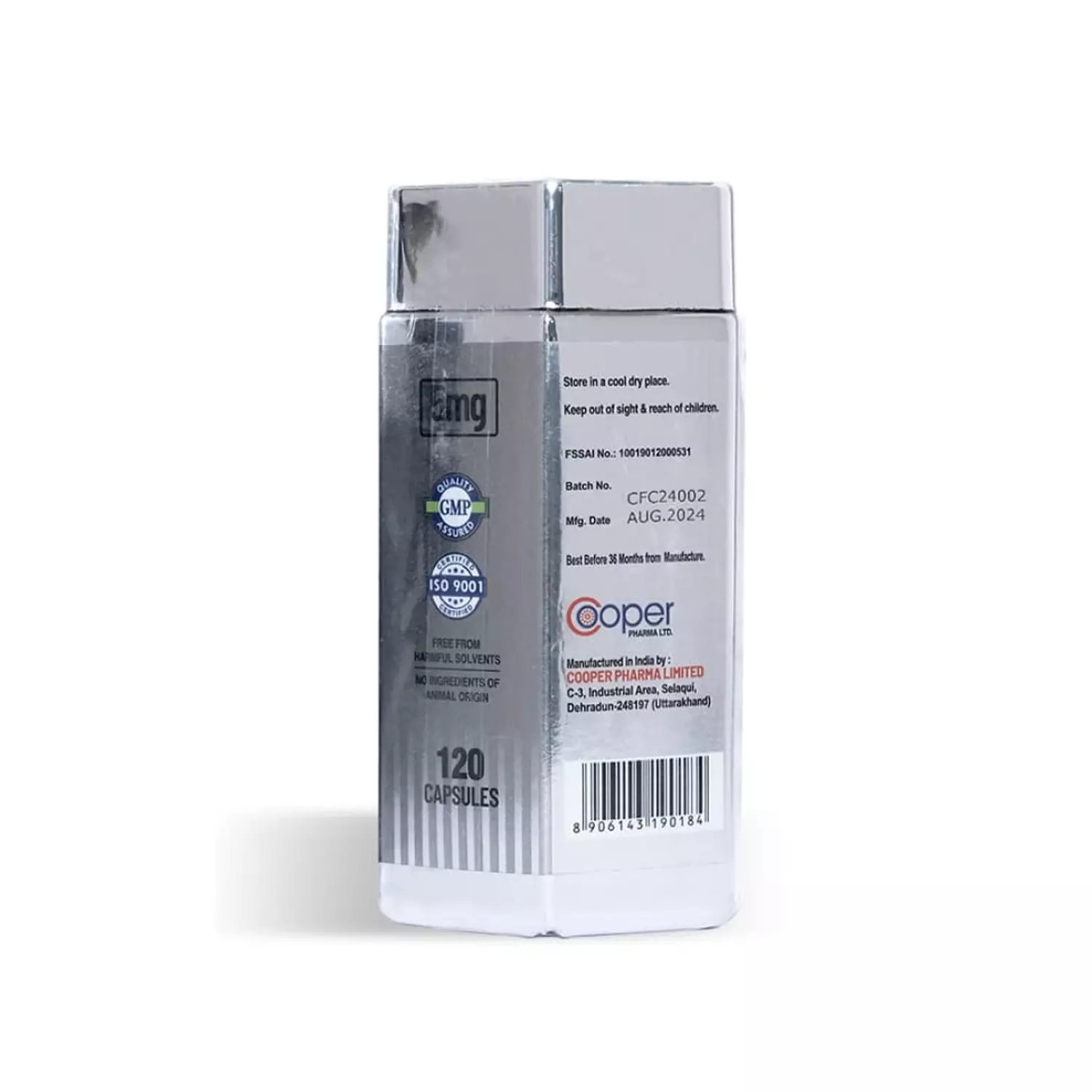 Cooper Pharma Yohimbine HCL 5mg – 120 Capsules hover image