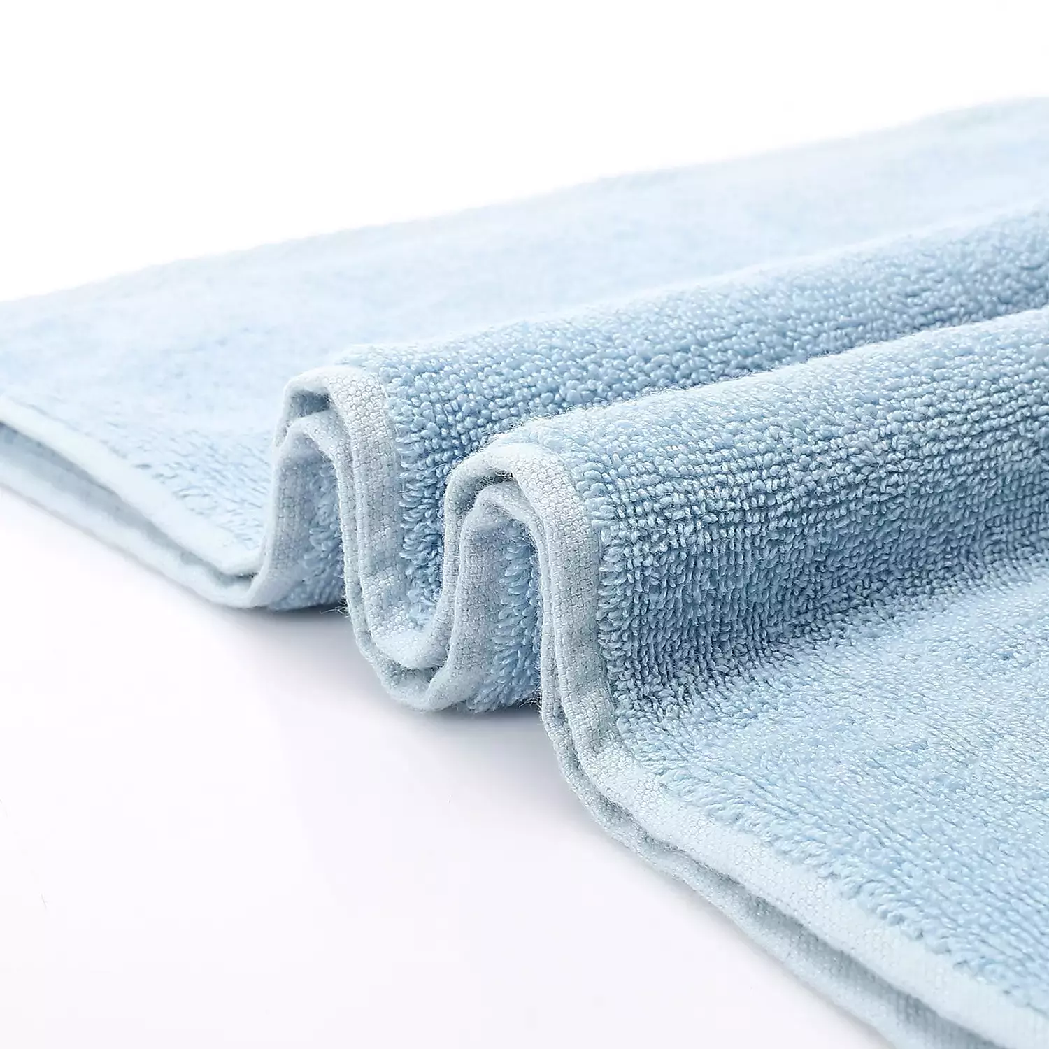 Towel  Plain 100% Cotton Size 70 x 140 cm - 2630 - Baby Blue hover image