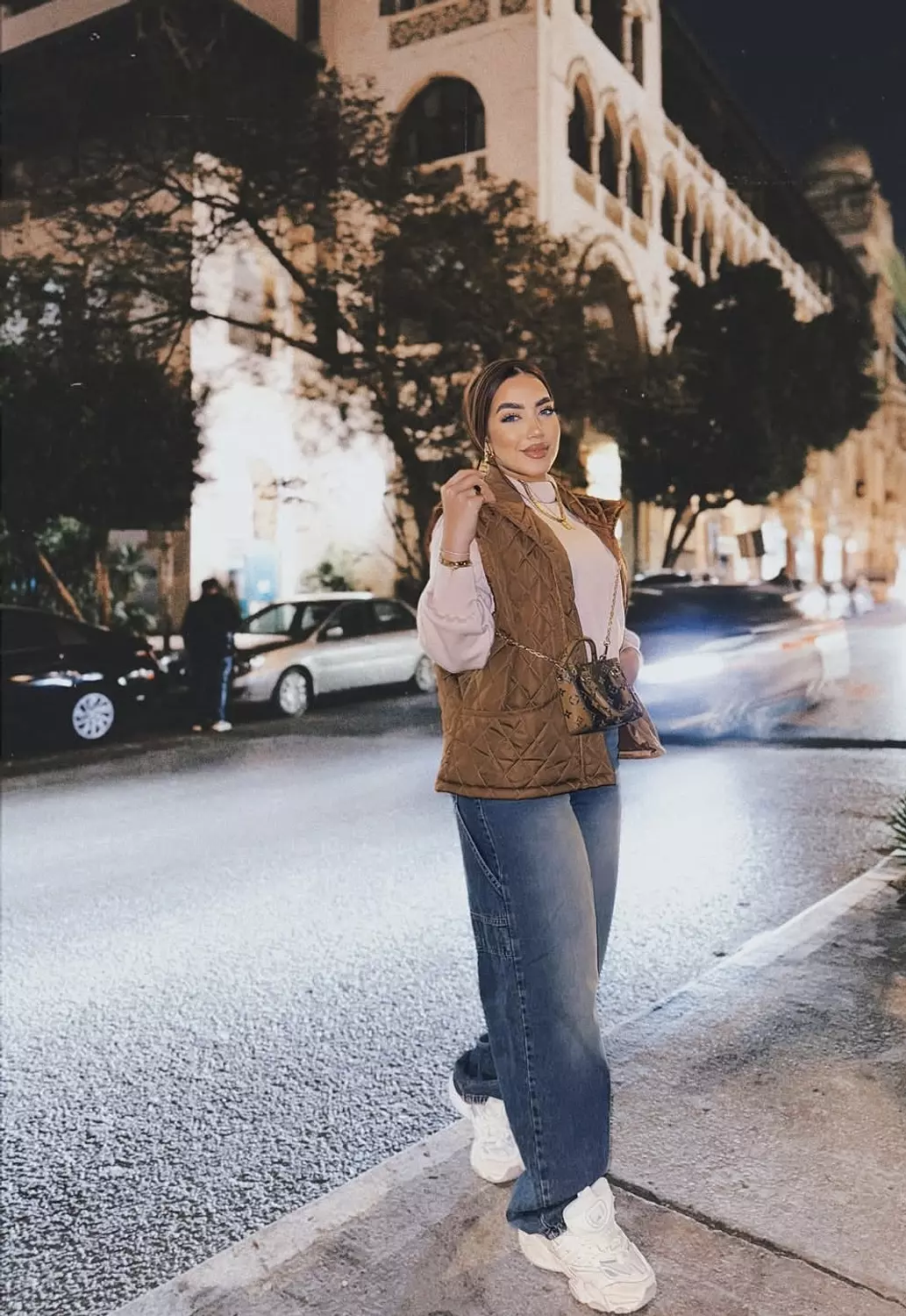 Cocoa Puffer Vest - Brown image