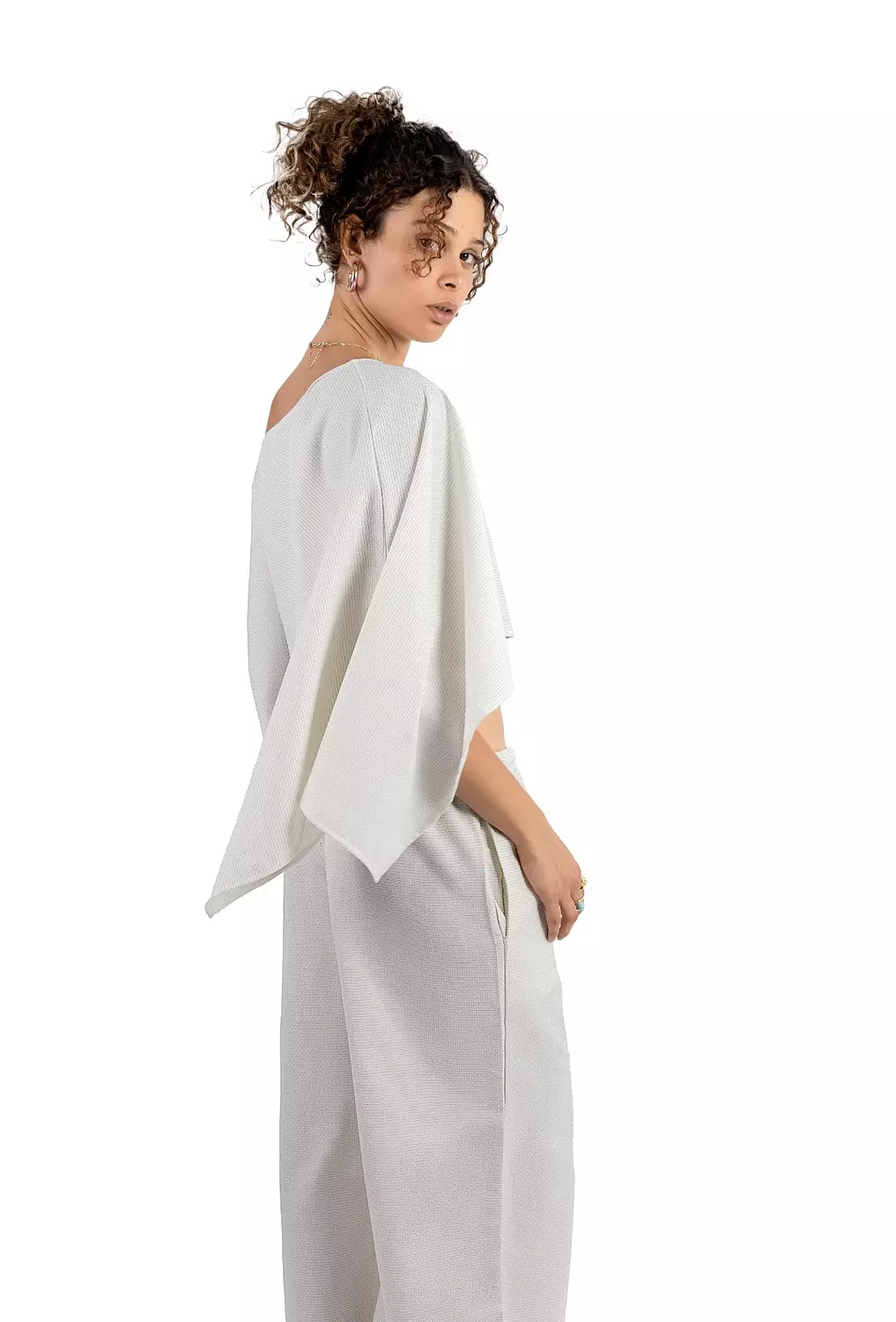 linen blend set in nude 2