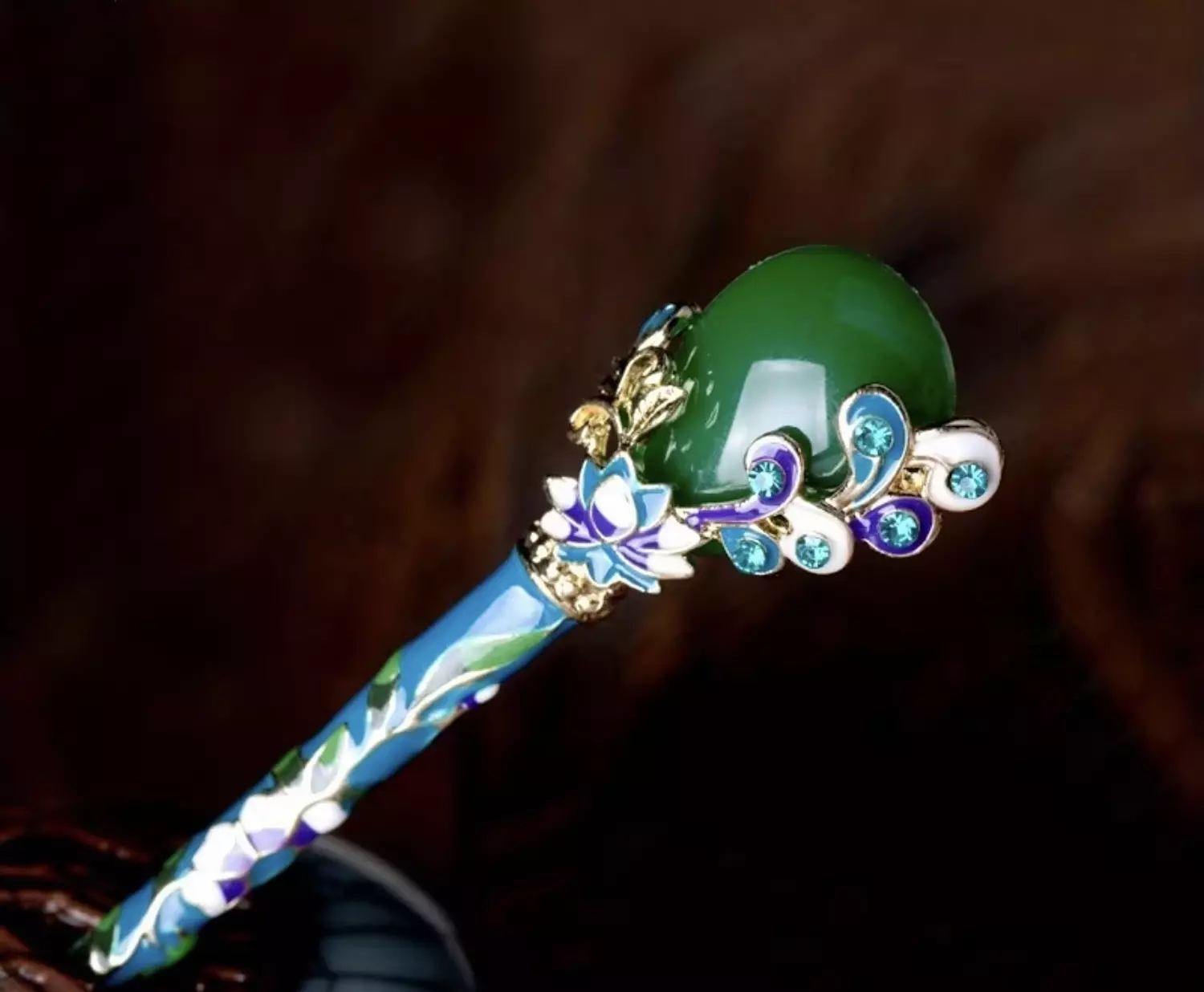 Cloisonné Hairpin 2