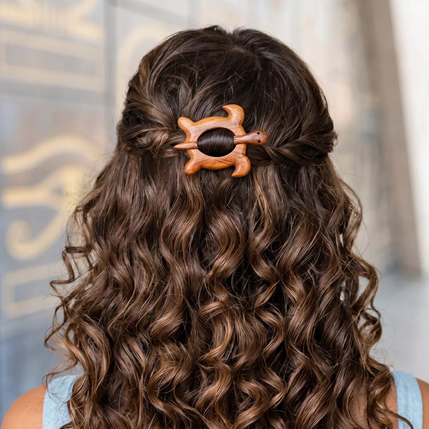 Turtle Wooden Brooch image