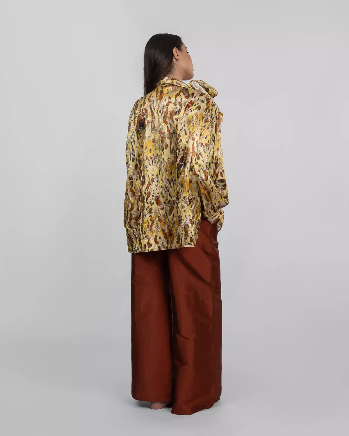 Animal-Print Oversized Blouse 6