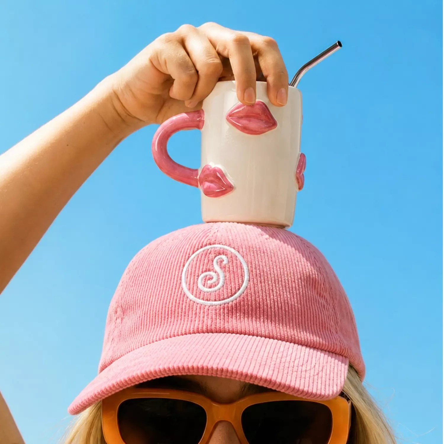 Pink Kisses Mugs hover image