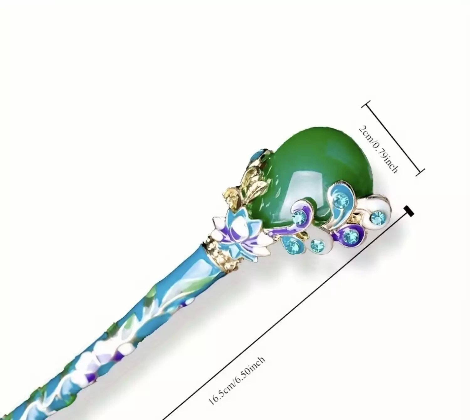Cloisonné Hairpin 3