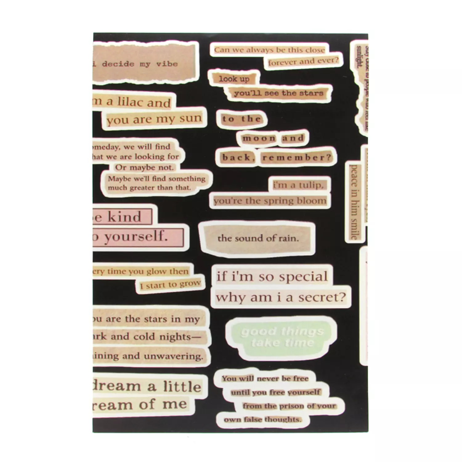Stickers With Quotes designs - A5 21
